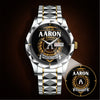 AARON K3579-02 Luxury Alloy-Men Watch, Personalized Premium Gift for Anniversary