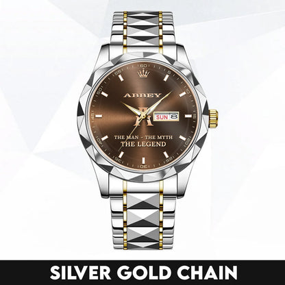 ABBEY K3579-102 Luxury Alloy-Men Watch, Personalized Premium Gift for Anniversary