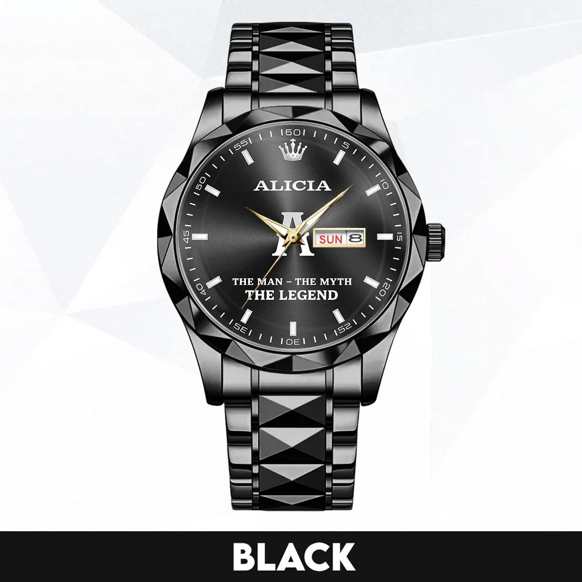ALICIA K3579-104 Luxury Alloy-Men Watch, Personalized Premium Gift for Anniversary