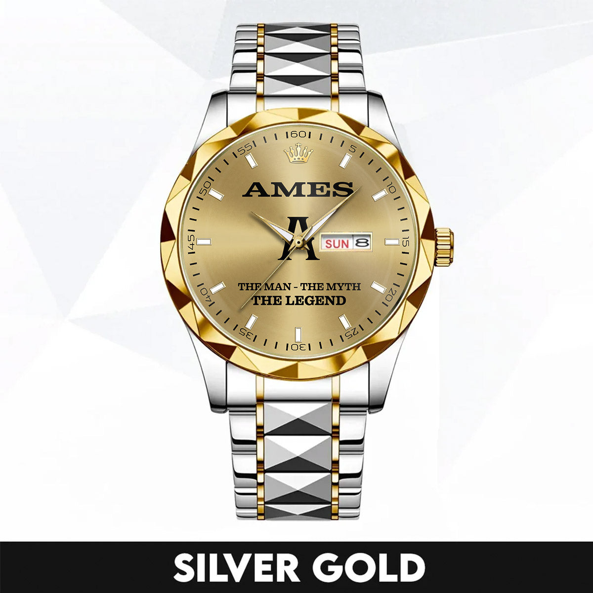 AMES K3579-109 Luxury Alloy-Men Watch, Personalized Premium Gift for Anniversary
