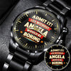 ANGELA K3579-08 Personalized Watch, Premium Gift for Anniversary