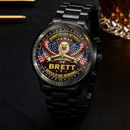 Red Sport Watch - Water Resistant
