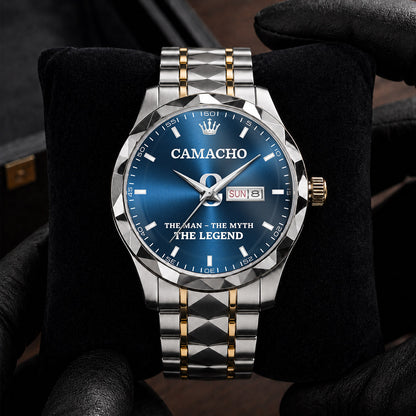 CAMACHO K3579-103 Luxury Alloy-Men Watch, Personalized Premium Gift for Anniversary