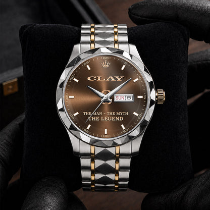 CLAY K3579-102 Luxury Alloy-Men Watch, Personalized Premium Gift for Anniversary