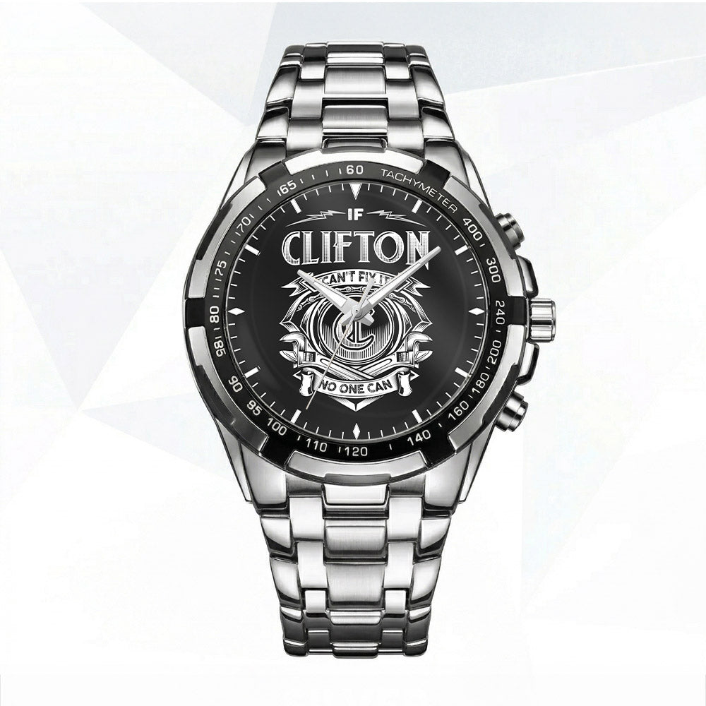CLIFTON K3579-06 Alloy-Quatz-Men Watch, Personalized Premium Gift for Anniversary