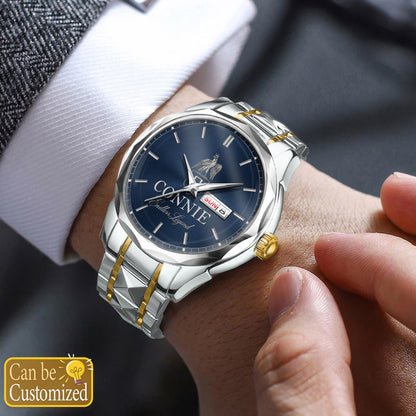 CONNIE K3579-10-Men Watch, Personalized