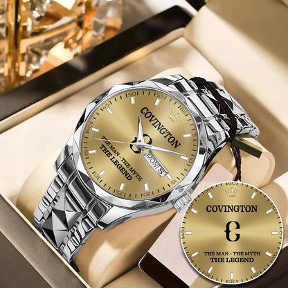 COVINGTON K3579-109 Luxury Alloy-Men Watch, Personalized Premium Gift for Anniversary