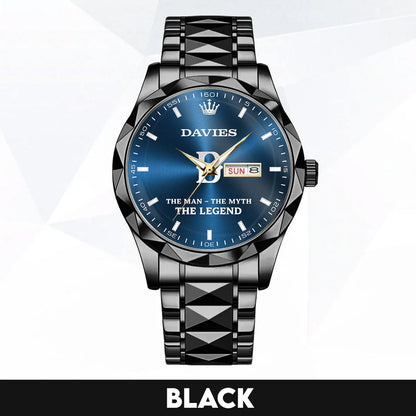 DAVENPORT K3579-103 Luxury Alloy-Men Watch, Personalized Premium Gift for Anniversary