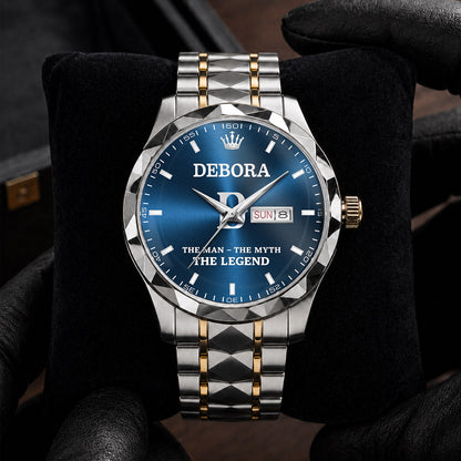 DEBORA K3579-103 Luxury Alloy-Men Watch, Personalized Premium Gift for Anniversary