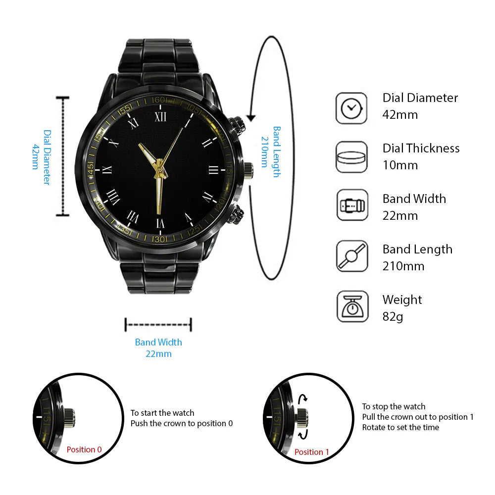 Red Sport Watch - Water Resistant