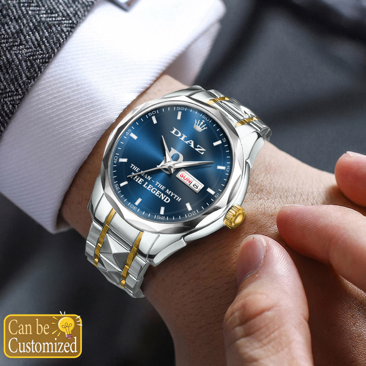 DIAZ K3579-103 Luxury Alloy-Men Watch, Personalized Premium Gift for Anniversary