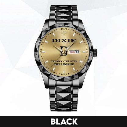 DIXIE K3579-109 Luxury Alloy-Men Watch, Personalized Premium Gift for Anniversary