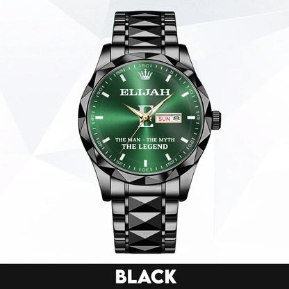 ELIJAH K3579-101 Luxury Alloy-Men Watch, Personalized Premium Gift for Anniversary