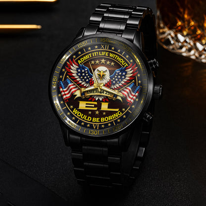 Red Sport Watch - Water Resistant