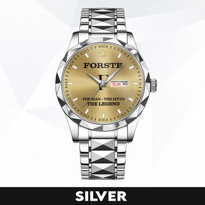 FORSTE K3579-109 Luxury Alloy-Men Watch, Personalized Premium Gift for Anniversary