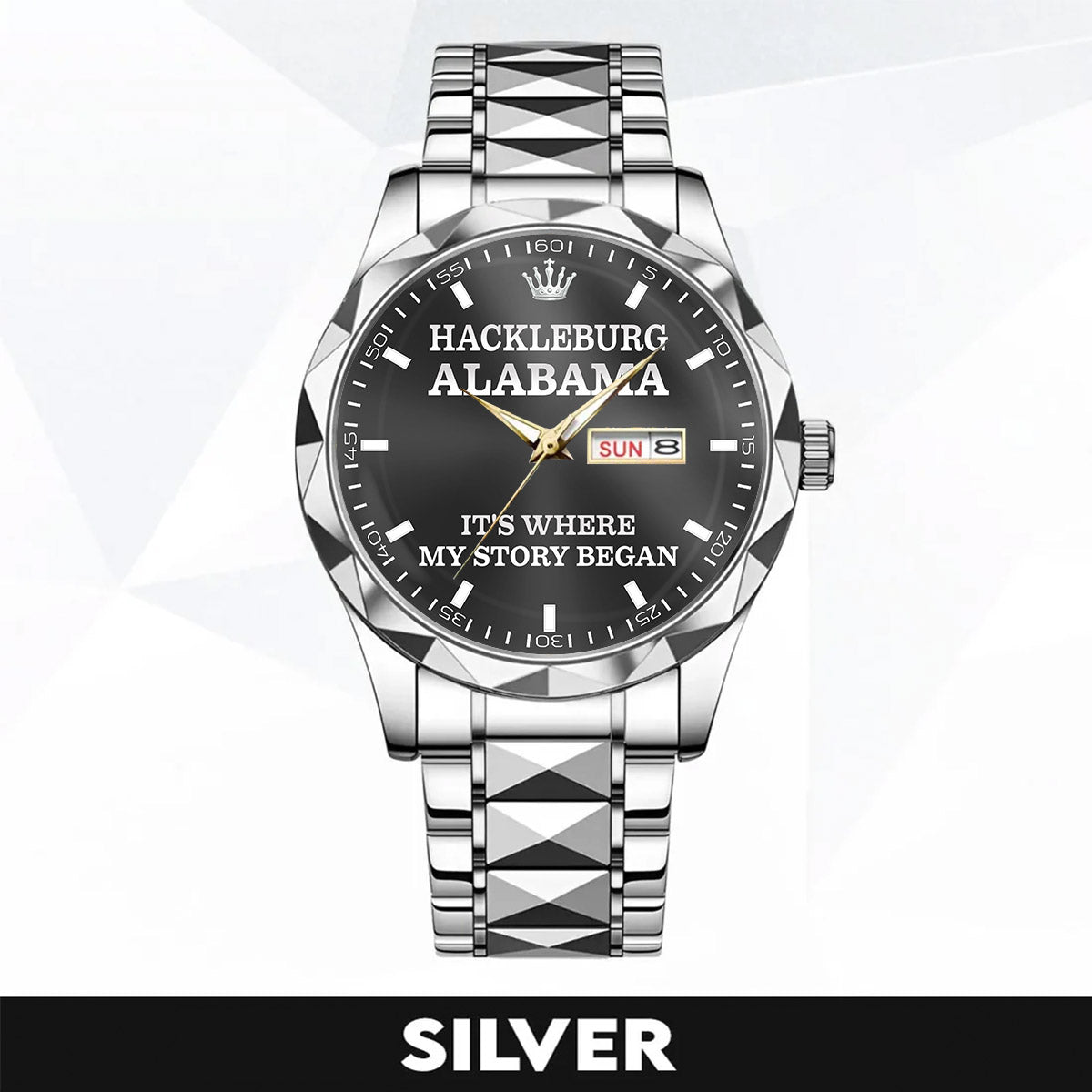 Hackleburg, Alabama - Home Is Where My Story Began | Hometown Watch Gift for Men & Women
