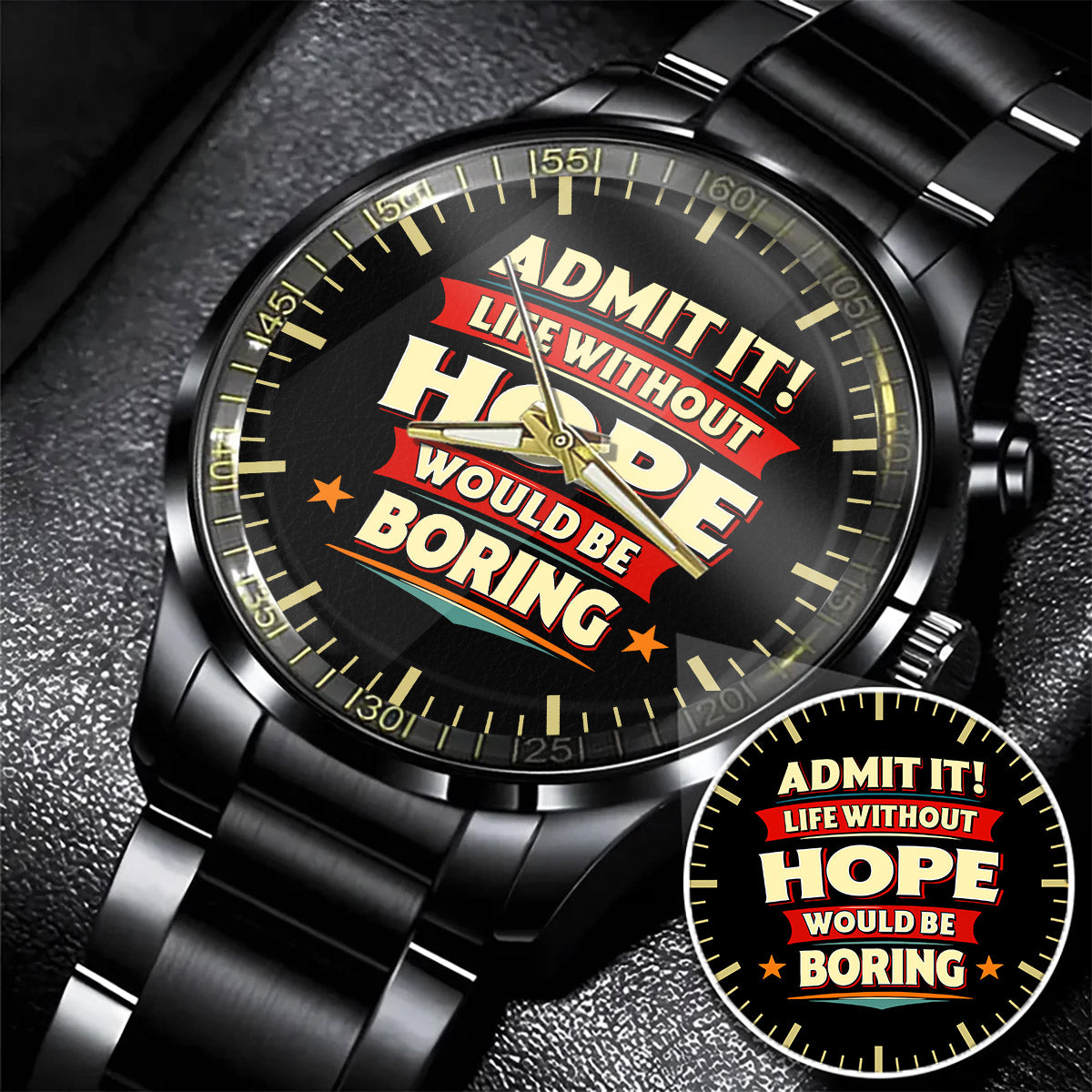Red Sport Watch - Water Resistant