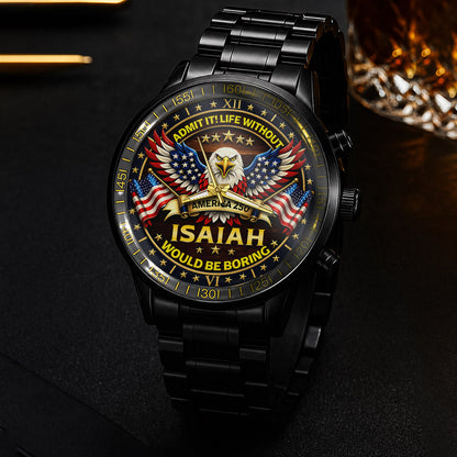 Red Sport Watch - Water Resistant