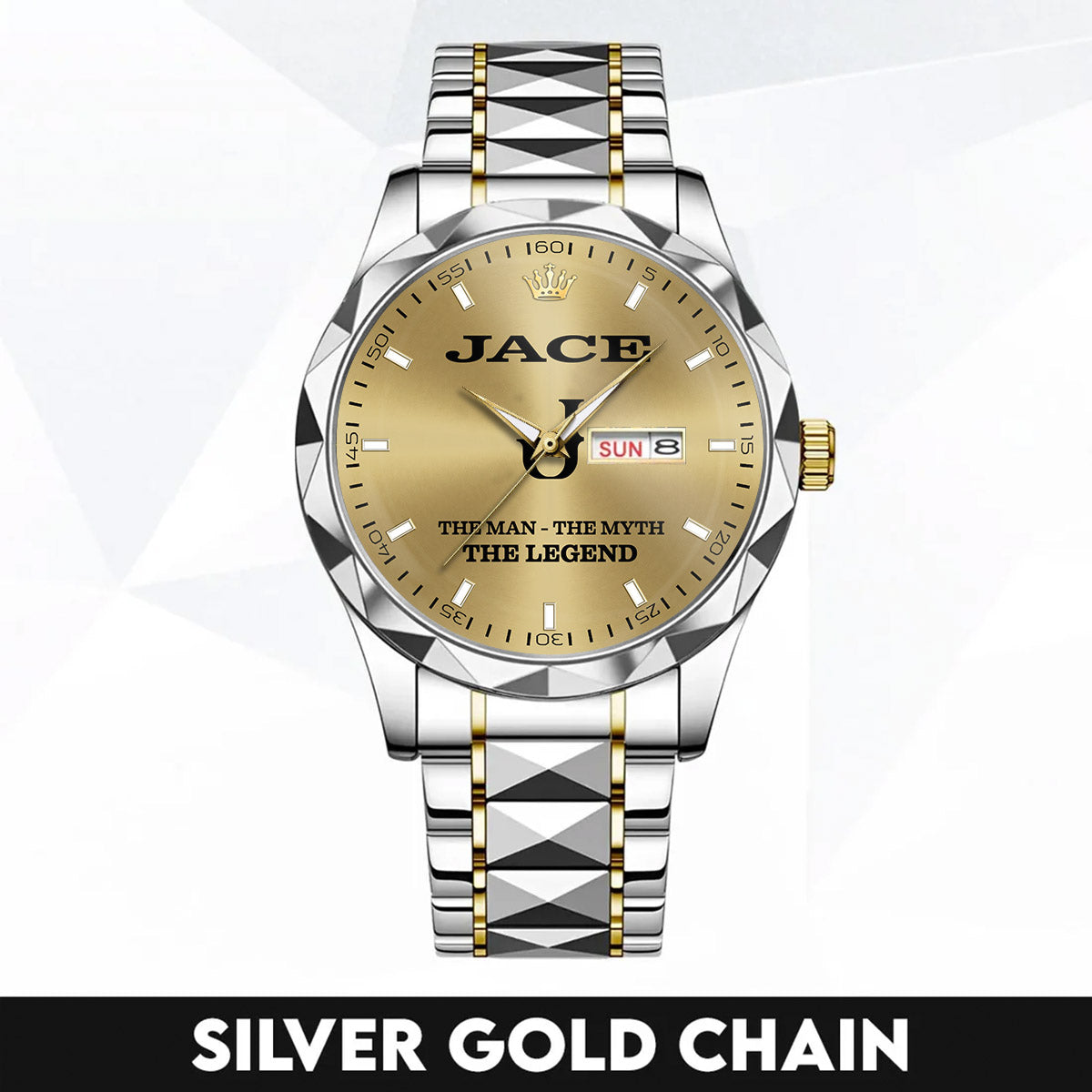 JACE K3579-109 Luxury Alloy-Men Watch, Personalized Premium Gift for Anniversary