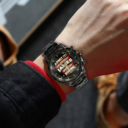 Red Sport Watch - Water Resistant