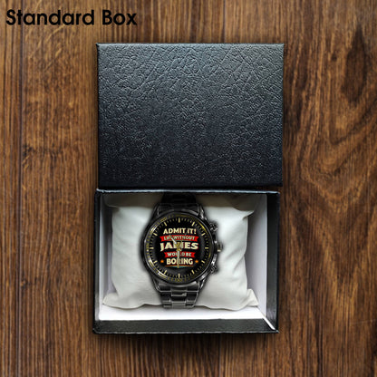 Red Sport Watch - Water Resistant
