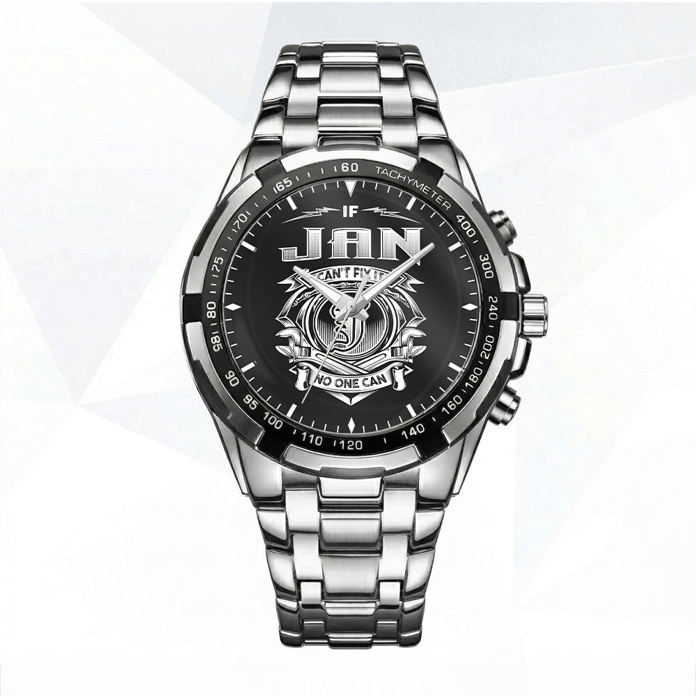 JAN K3579-06 Alloy-Quatz-Men Watch, Personalized Premium Gift for Anniversary