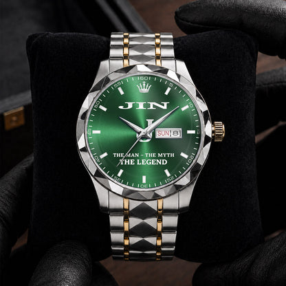 JIN K3579-101 Luxury Alloy-Men Watch, Personalized Premium Gift for Anniversary