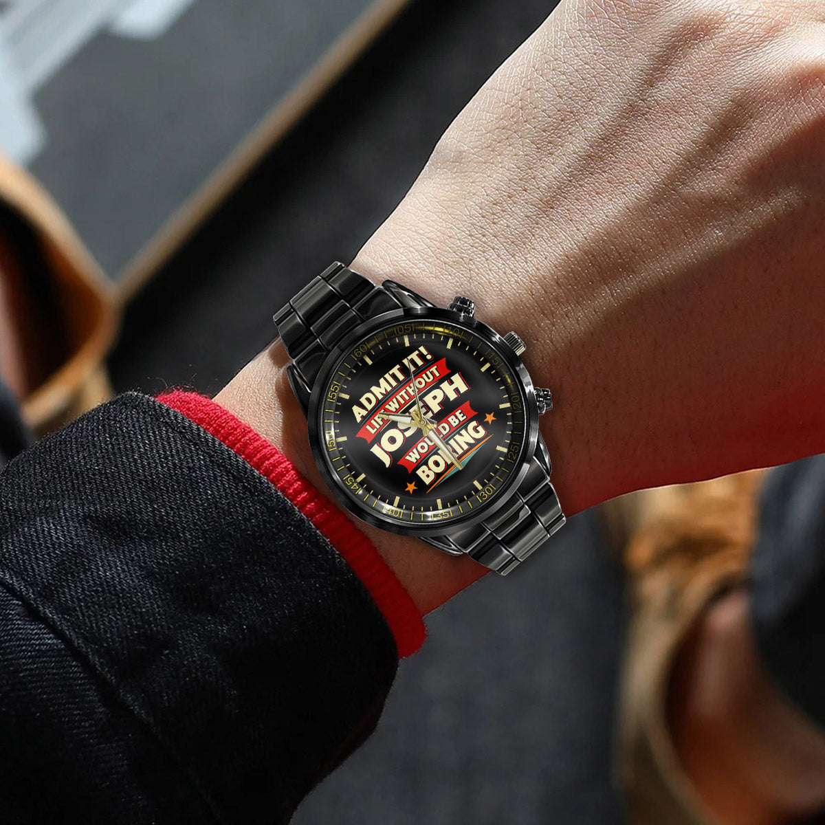 Red Sport Watch - Water Resistant