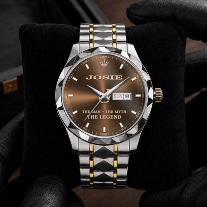 JOSIE K3579-102 Luxury Alloy-Men Watch, Personalized Premium Gift for Anniversary