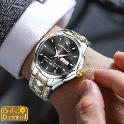 LAURIE K3579-104 Luxury Alloy-Men Watch, Personalized Premium Gift for Anniversary