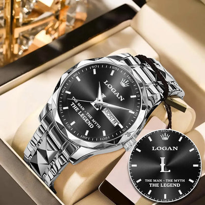 LOGAN K3579-104 Luxury Alloy-Men Watch, Personalized Premium Gift for Anniversary