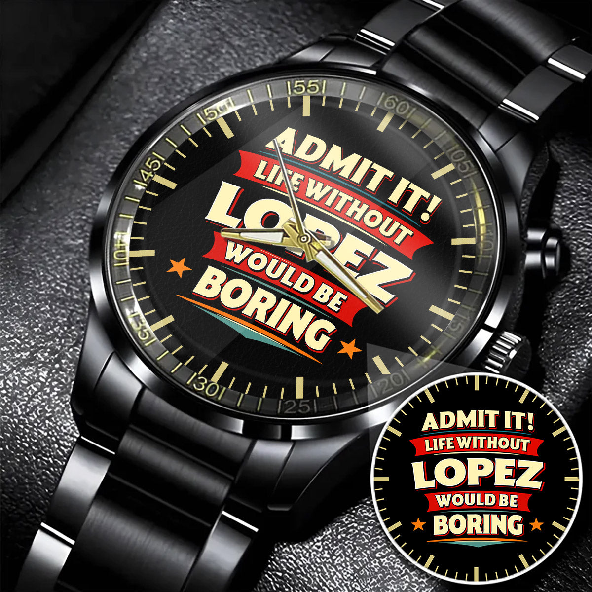 Red Sport Watch - Water Resistant