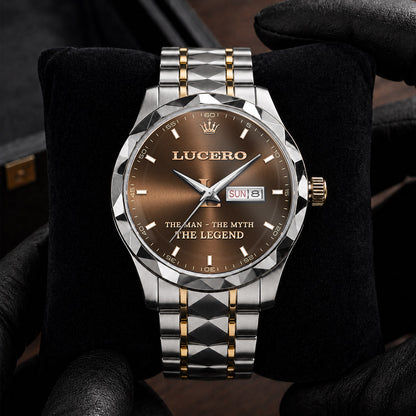 LUCERO K3579-102 Luxury Alloy-Men Watch, Personalized Premium Gift for Anniversary