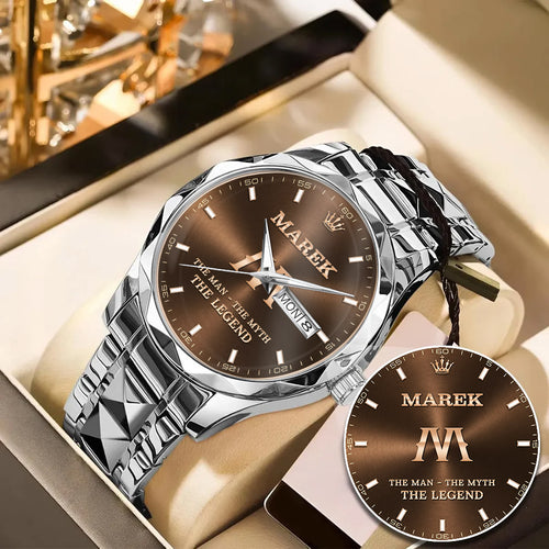 MAREK K3579-102 Luxury Alloy-Men Watch, Personalized Premium Gift for Anniversary