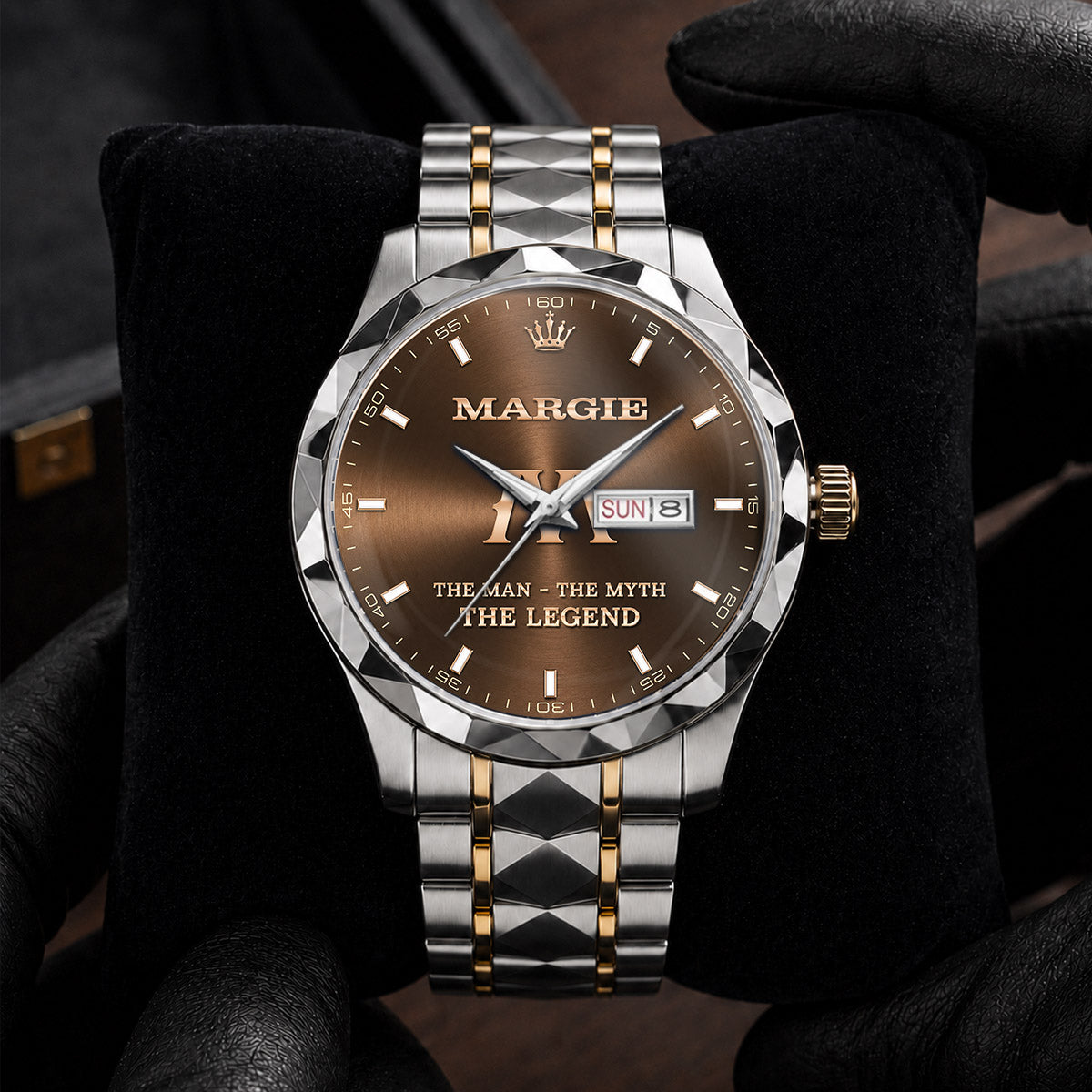 MARGIE K3579-102 Luxury Alloy-Men Watch, Personalized Premium Gift for Anniversary