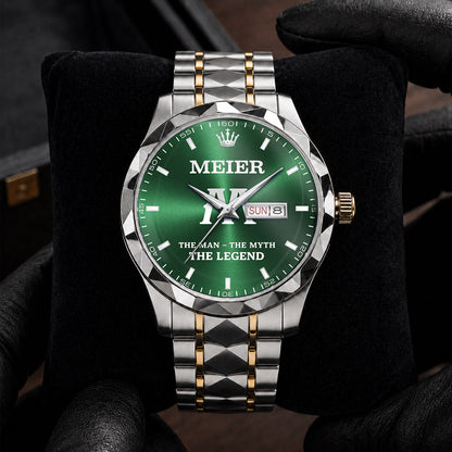 MEIER K3579-101 Luxury Alloy-Men Watch, Personalized Premium Gift for Anniversary