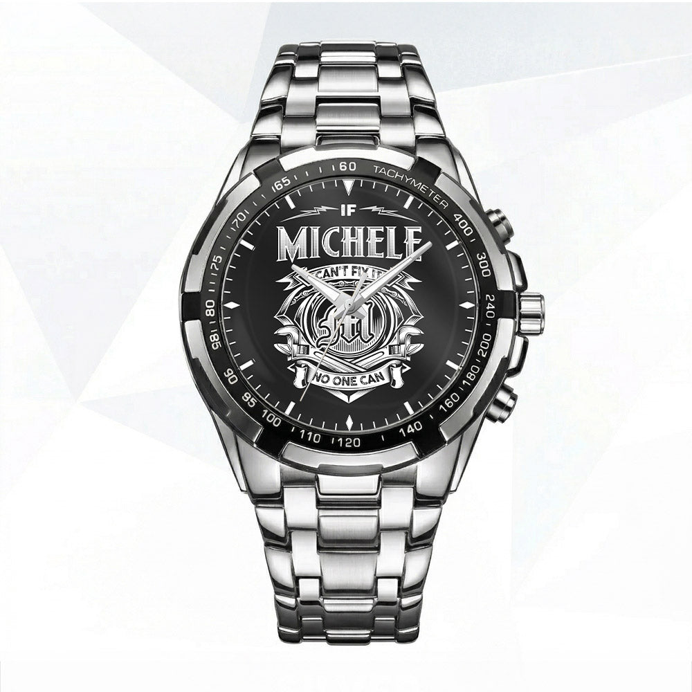 MICHELE K3579-06 Alloy-Quatz-Men Watch, Personalized Premium Gift for Anniversary