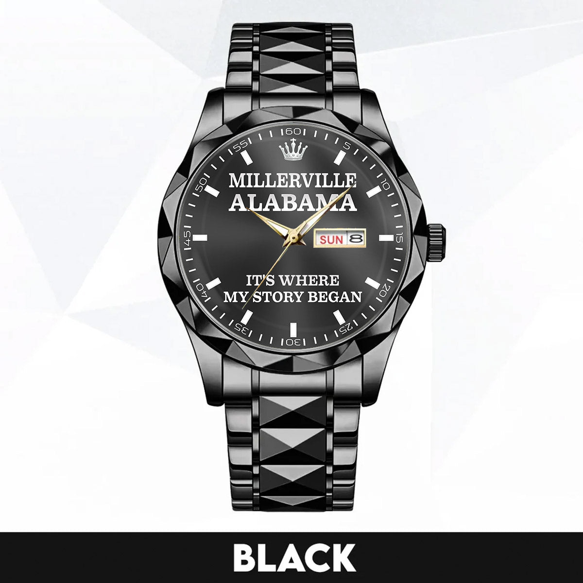 Millerville, Alabama - Home Is Where My Story Began | Hometown Watch Gift for Men & Women