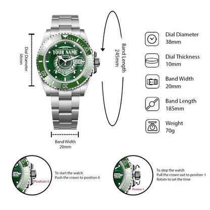 Custom Name Watch K3579-05 Personalized Gift