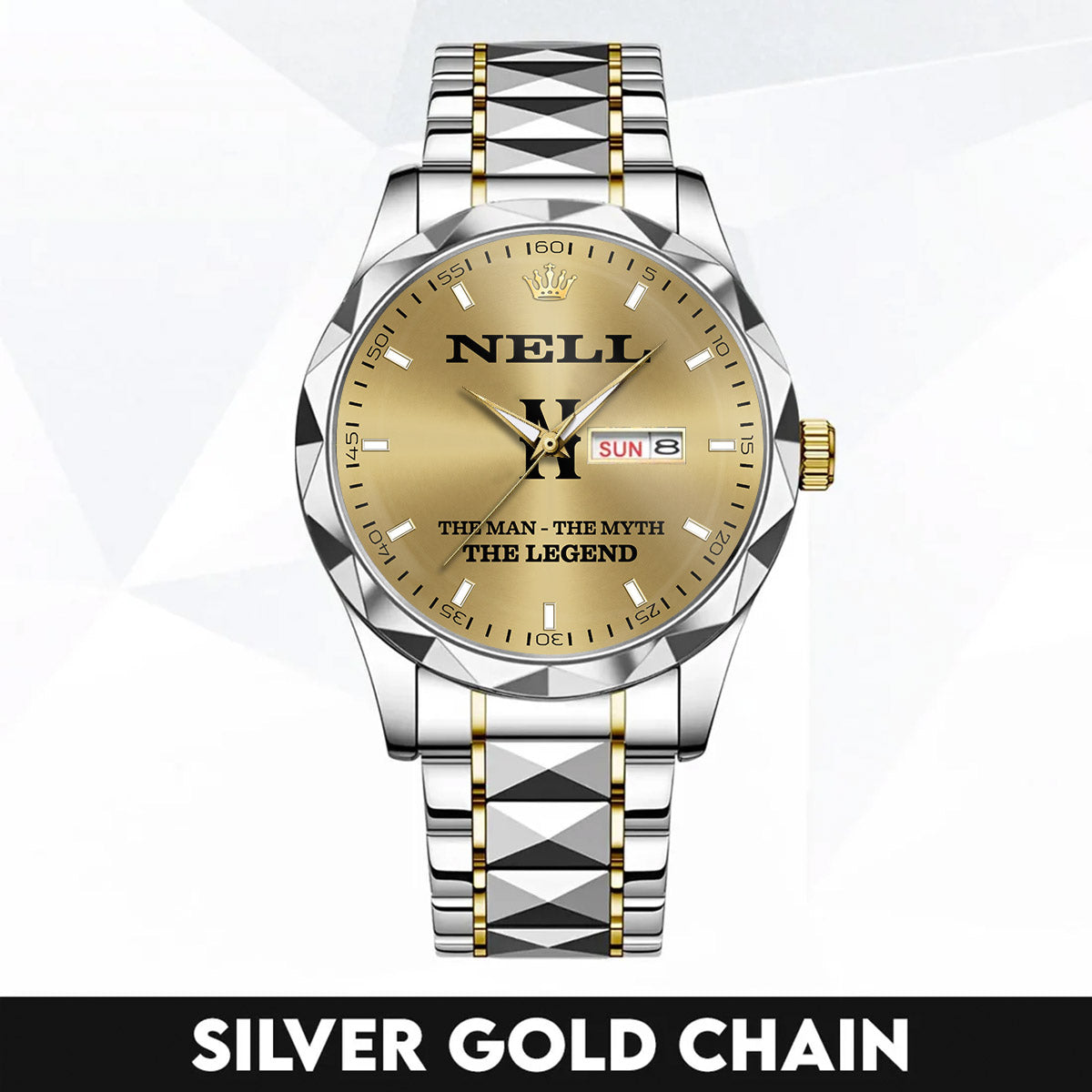 NELL K3579-109 Luxury Alloy-Men Watch, Personalized Premium Gift for Anniversary