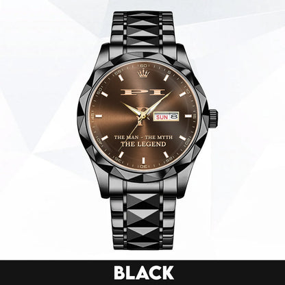 PI K3579-102 Luxury Alloy-Men Watch, Personalized Premium Gift for Anniversary