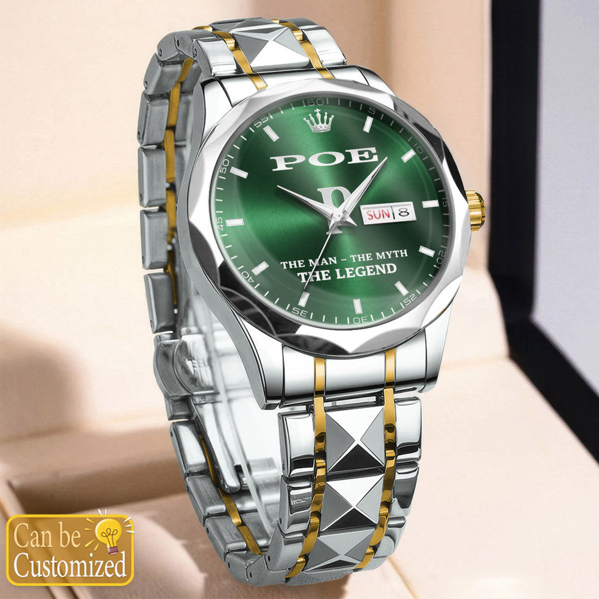 POE K3579-101 Luxury Alloy-Men Watch, Personalized Premium Gift for Anniversary