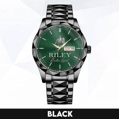 RILEY K3579-105 Luxury Alloy-Men Watch, Personalized Premium Gift for Anniversary