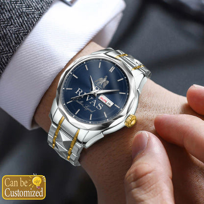 RIVAS K3579-10-Men Watch, Personalized