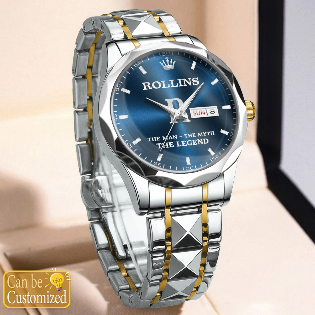 ROLLINS K3579-103 Luxury Alloy-Men Watch, Personalized Premium Gift for Anniversary