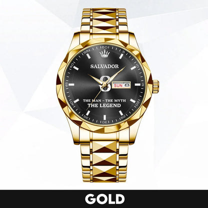 SALVADOR K3579-104 Luxury Alloy-Men Watch, Personalized Premium Gift for Anniversary