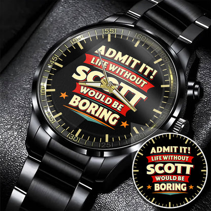 Red Sport Watch - Water Resistant