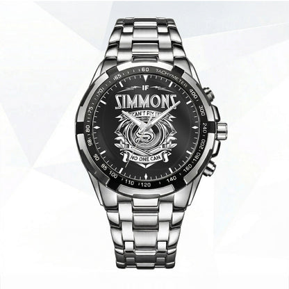 SIMMONS K3579-06 Alloy-Quatz-Men Watch, Personalized Premium Gift for Anniversary