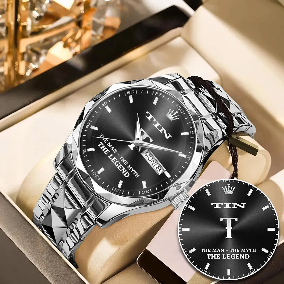TIN K3579-104 Luxury Alloy-Men Watch, Personalized Premium Gift for Anniversary