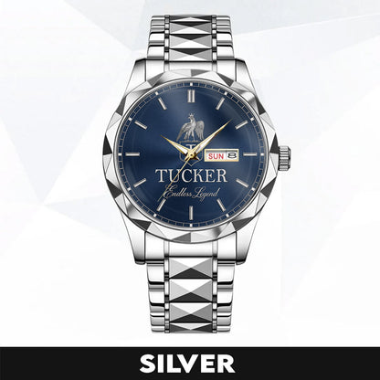 TUCKER K3579-10-Men Watch, Personalized